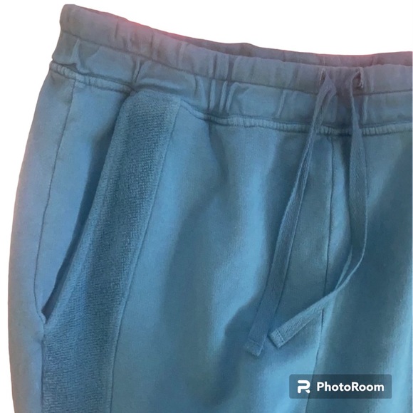 NWT Joie Women’s The Hunt Cotton Sweatpants with Seaming in Dark Ocean size 2 - Picture 7 of 10